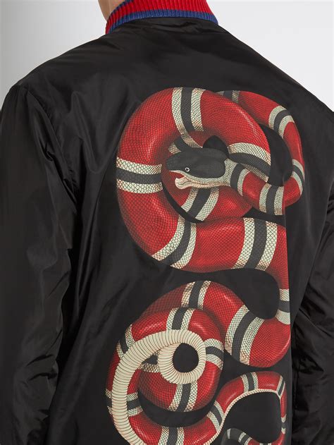 gucci snake jacket men|gucci dress shirt snake.